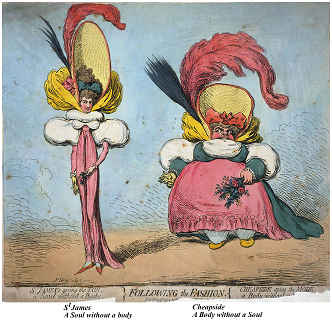 Following the Fashion Gillray 1796